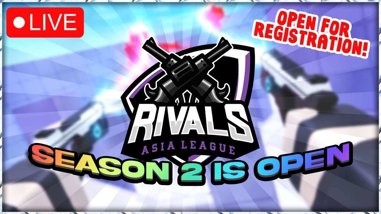 🔴[LIVE] RIVALS ASIA LEAGUE SEASON 2 | 2V2 ROBLOX RIVALS TOURNAMENT ...