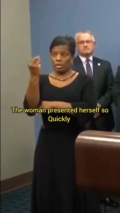 a women that fake to speak sign language in Florida #news #shorts