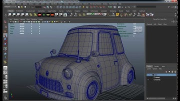 Creating A Stylized Car In Maya, The Complete Workflow - Part 4-2