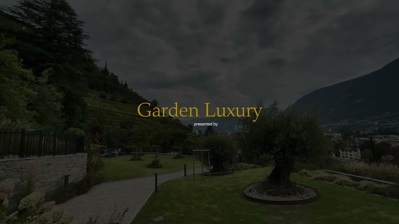 The most exclusive garden apartment in Meran with penthouse feeling