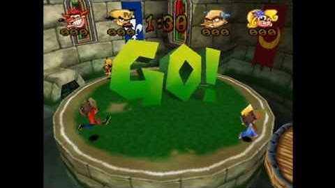 Crash Bash - Mallet Mash - Platinum Relic