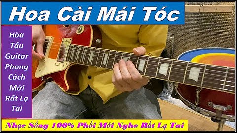 Hoa Cài Mái Tóc - Độc Tấu Guitar ( Drum Cover, Nghe Và Hát Theo Nhạc Rất Giải Trí)