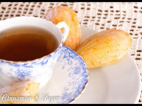 Orange Cardamom Madeleines