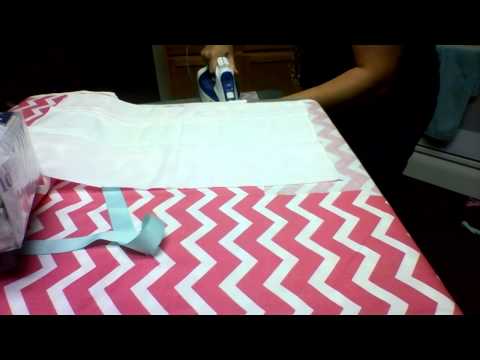 making burp cloths from diapers