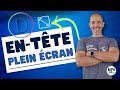 Tutoriel divi  crer un entte plein cran sur un site wordpress