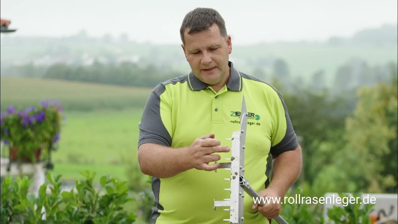Der Rollrasenleger - Rollrasen verlegen rückenschonend/zeitsparend/professionell - YouTube