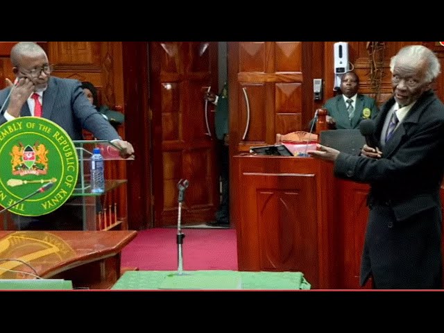 Drama as Lawyer John Khaminwa Loses Cool with CS Linturi's Lawyers! 'Who are you? Go and sit down' class=