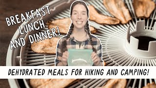 DEHYDRATED MEALS for Hiking and Camping! | Miranda in the Wild