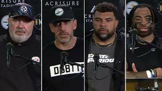 [FULL] Steelers PostGame Interview | Mike McCarthy, Aaron Rodgers, Jaylen Warren and Cameron Heyward