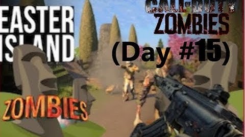 EASTER ISLAND!! CUSTOM ZOMBIES! Black Ops 3 (Day 15)