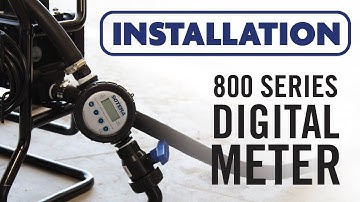 Fill-Rite 800 Series Digital Meter Installation