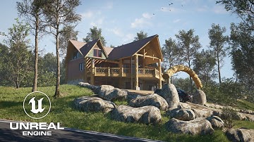 Conceptual House In UNREAL ENGINE 5 #GameDev #UE5 #lumen