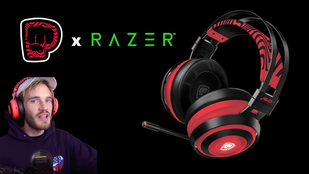Razer Pewdiepie Limited Edition Headset Unboxing Youtube