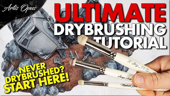 Painting Basics: Dry Brushing — Atsie Newt