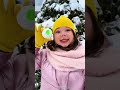 How Many Snowballs? Count With Me! ❄️👧🧮 #Math #Kids #Shorts