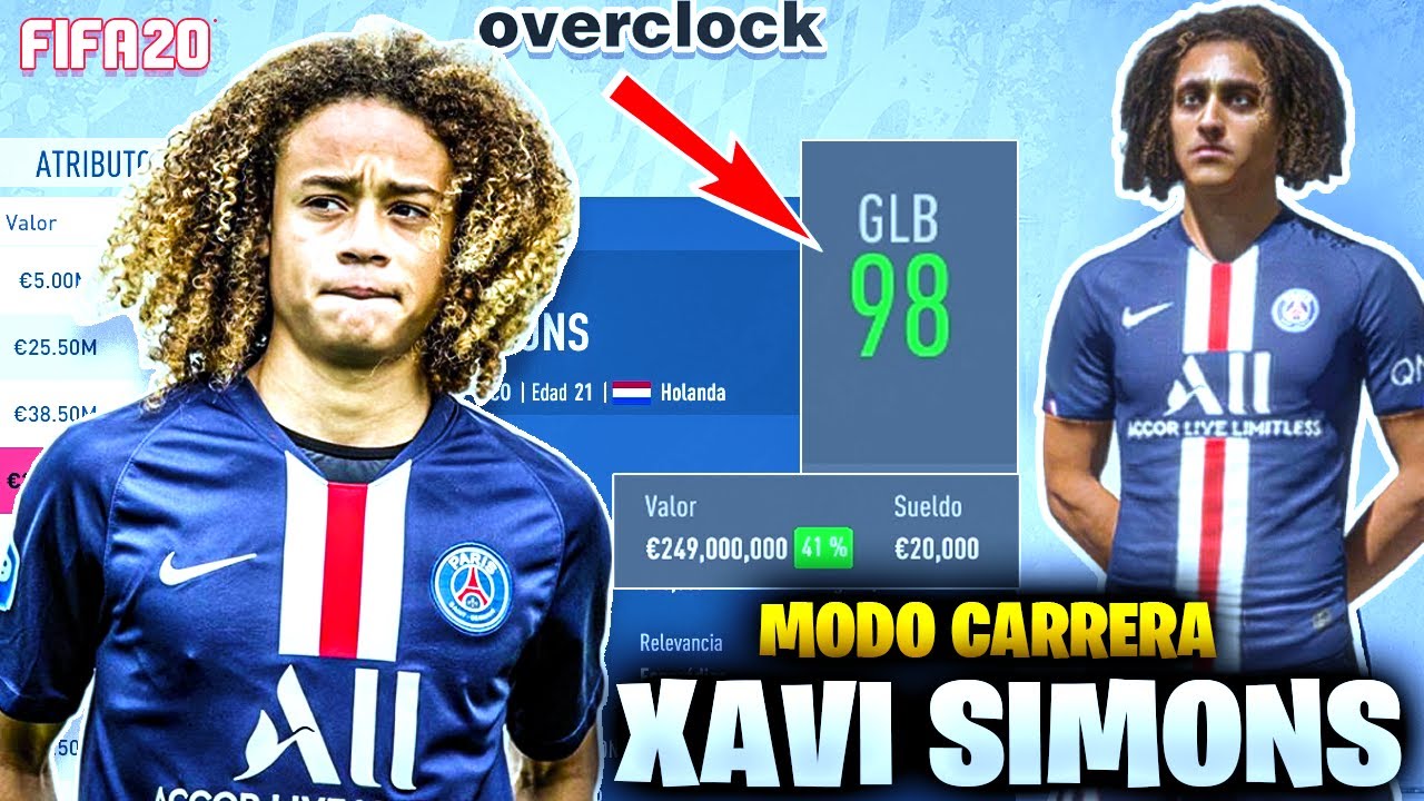 Xavi Simons Fifa 21 Potential - XAVI SIMONS im FIFA 19 KARRIEREMODUS 🔥