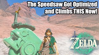 The Speedsaw is Now Even Better! Climb Stupidly Steep Terrain With a See-Saw Unicycle in TotK