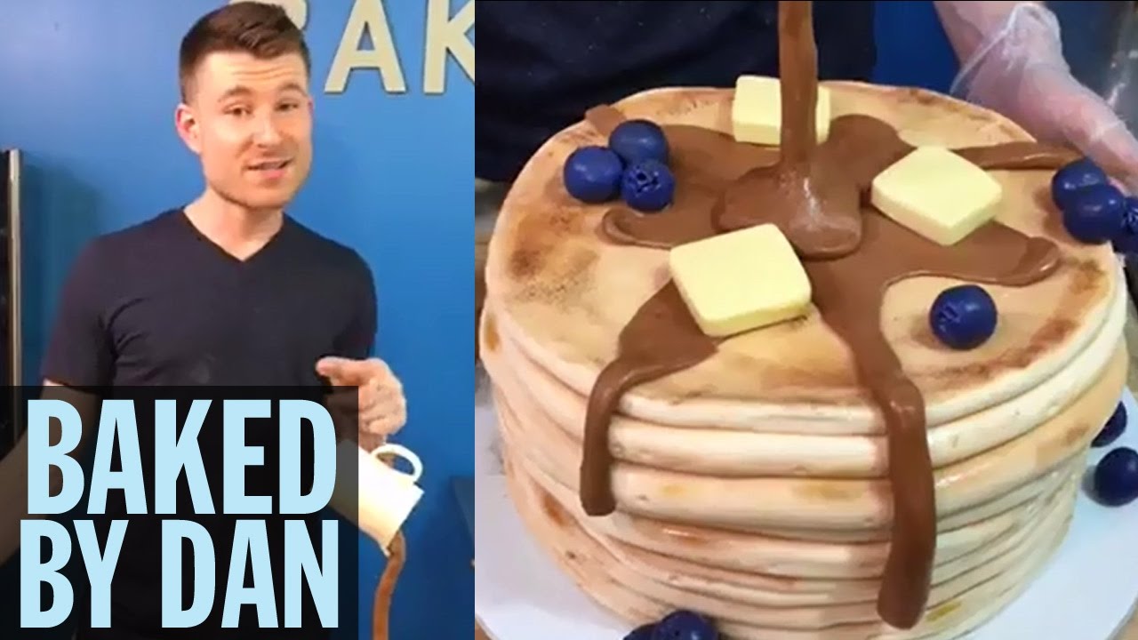 This Stack of Pancakes Is Actually a Cake! | Food Network