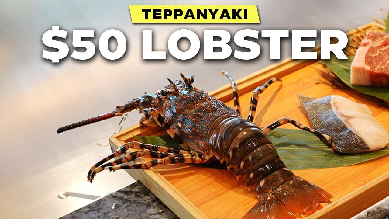 Ужин в стиле теппаньяки с лобстером и стейком за 50 долларов