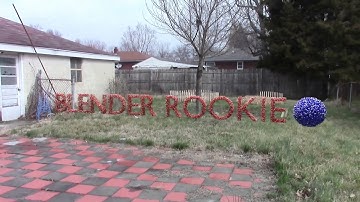 Camera/Motion Tracking With Particle Fluids VFX Blender 2.77