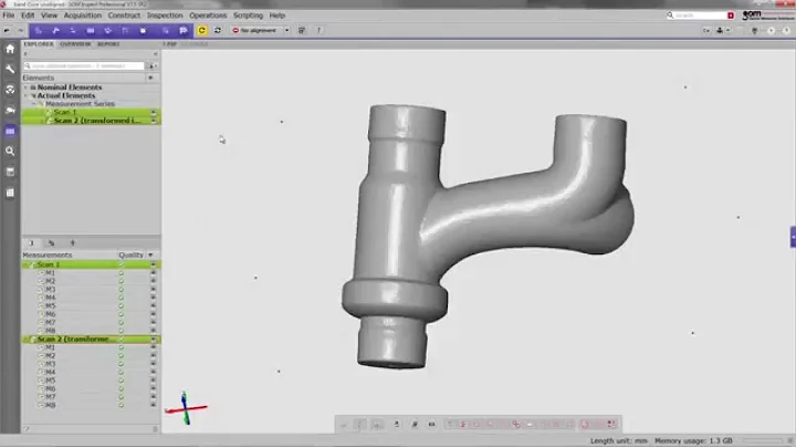 V7.5 SR2 - Polygonize 3D Mesh (ATOS Blue Light 3D Scanner Data and Software)