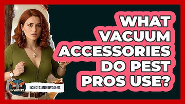 What Vacuum Accessories Do Pest Pros Use? - Insects and Invaders