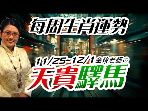 2024生肖運勢週報｜11/25-12/1｜金玲老師（有字幕）