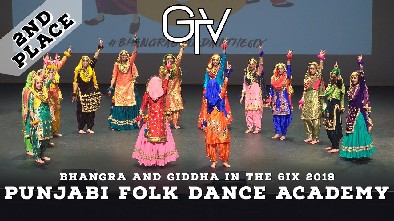 Punjabi Folk Dance Academy Giddha PFDA   Second Place  Bhangra and Giddha in the 6ix 2019