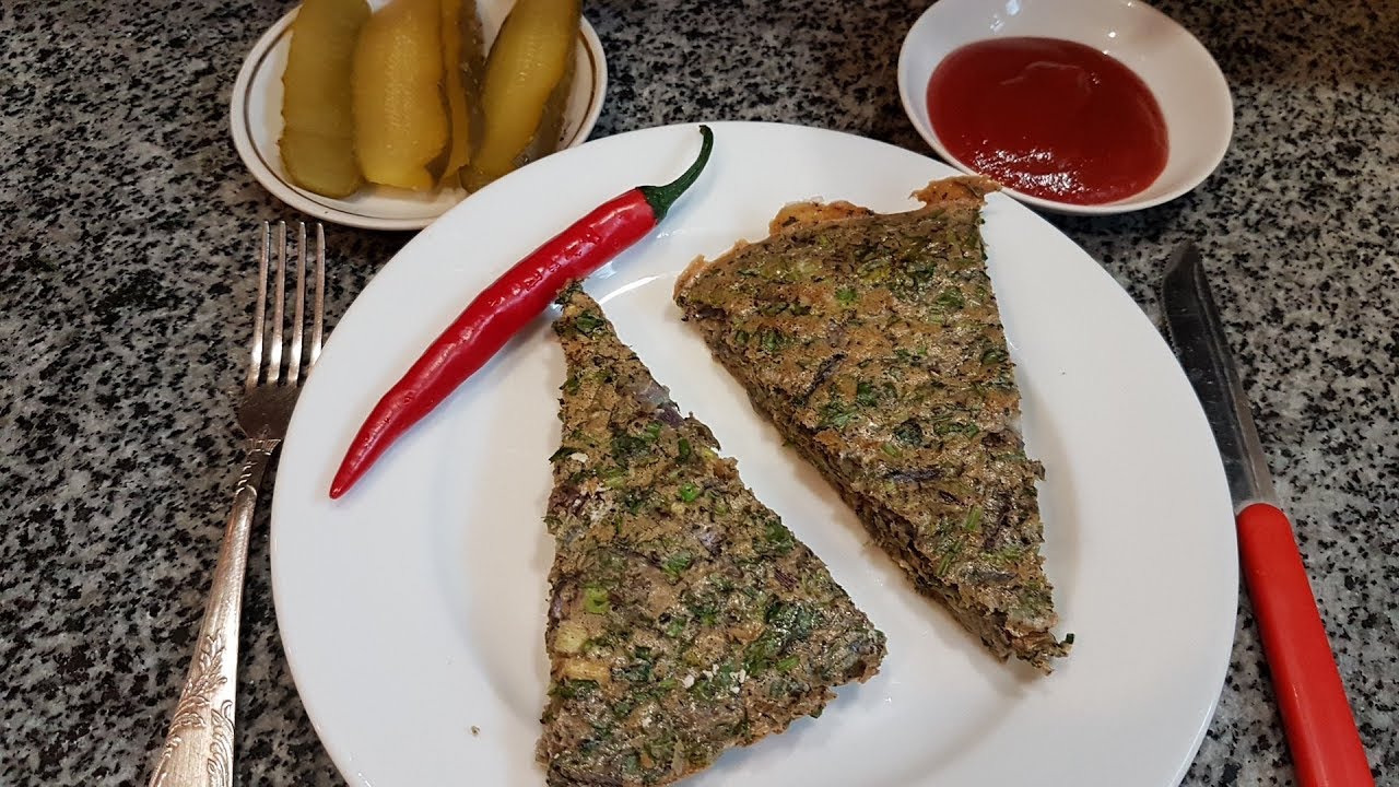 عجّه بالبقدونس اللبنانية بالفرن الصحية والأصلية  Lebanese Ijeh in the Oven Delightful&Healthy