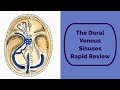 The Dural Venous Sinuses Rapid Review