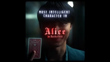 Smartest Characters in Alice in Borderland // Dare -Sayfalse 4K60FPS #edit