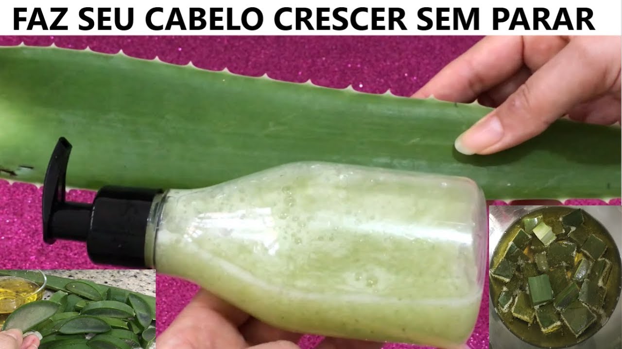 Como Fazer Supositorio De Babosa Para Hemorroidas SHAMPOO DE BABOSA CASEIRO POTENTE ENGROSSADOR - YouTube