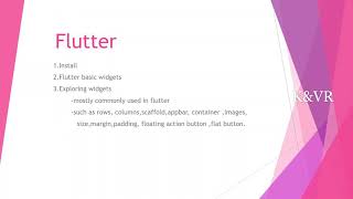 Exploring widgets in Flutter