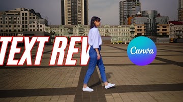 Text Reveal Effect Canva Tutorial Video Editing