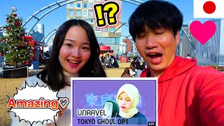 Japanese Girl react Rainych Unravel - Tokyo Ghoul OP1