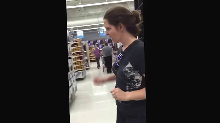 Mommy dancing in Walmart Fall 2016