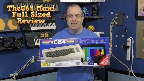 TheC64 Maxi - Full sized C64 review and disassembly