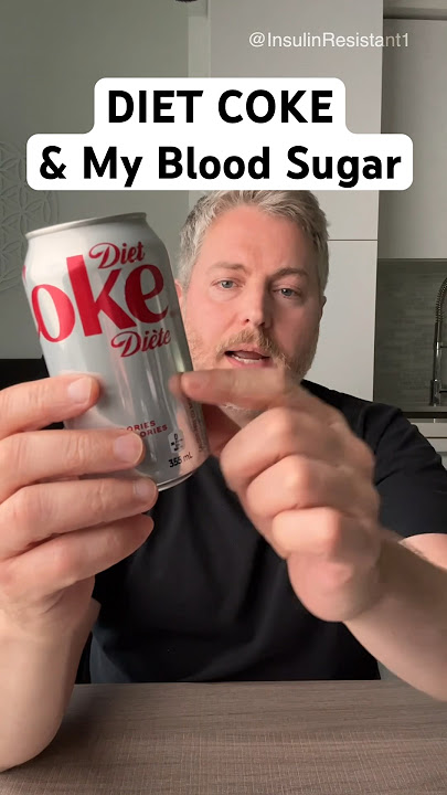 Diet Coke and my blood sugar. #glucose #bloodsugar #insulinresistant1 #dietcoke
