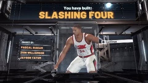 NBA2K21 Unique Slashing Four build