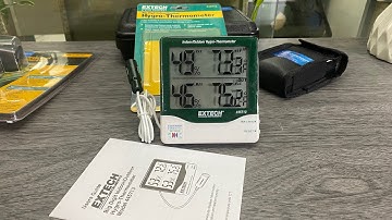 Extech 445713 indoor and outdoor temperature and humidity meter - USA