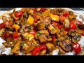 Unbelievable, how delicious! These mushrooms with vegetables are better than meat! Easy and fast!