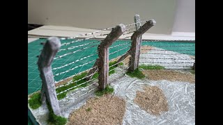 How to make barbed wire. 1/35 scale modelling.