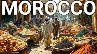 🇲🇦 MOROCCO STREET FOOD, MARRAKECH NIGHT WALKING TOUR, MAGICAL EXPLORATION OF THE SOUK AND MEDINA