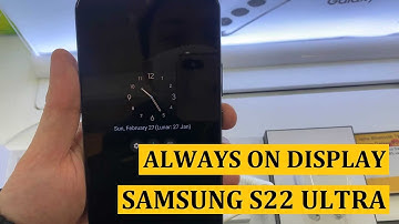How to Enable ALWAYS ON DISPLAY (AOD) on Samsung Galaxy S22 / S22+ / S22 Ultra