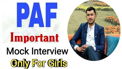 PAF Girls MOCK Interview | ISSB Girls Interview From Sir waqar Waheed | Airforce Interview