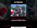 El director de la Policía Nacional, general William Rincón, entregó sus primeras declaraciones