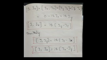 QUANTUM MECHANICS ||GENERALISED ANGULAR MOMENTUM AND COMMUTATION RELATIONS.