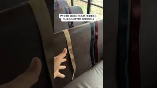 Where Do School Buses Go After School?