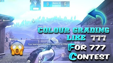 Colour Grade + Sky Glow Like 777 in Android & IOS | Montage Editing Tutorial in Hindi |