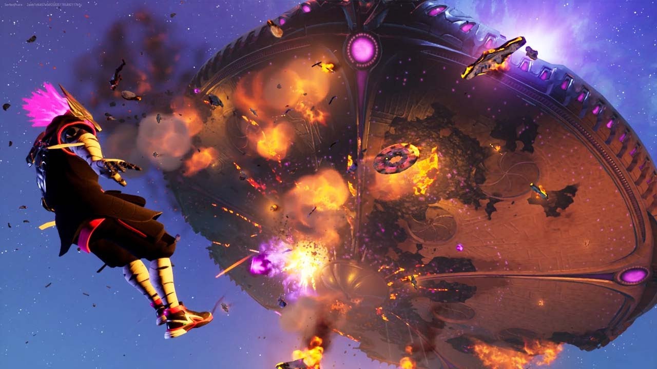 Daily Timelapse of the Mothership in Fortnite Chapter 2 Season 7